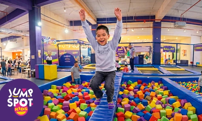 30 o 60 minutos de Full Diversión en Jump Spot KIDS