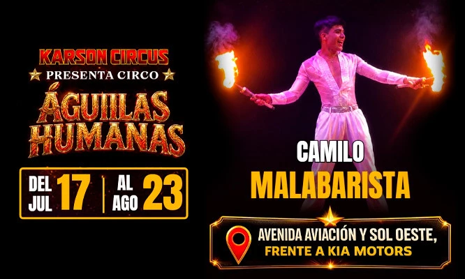 KARSON CIRCUS: ÁGUILAS HUMANAS circo en arequipa