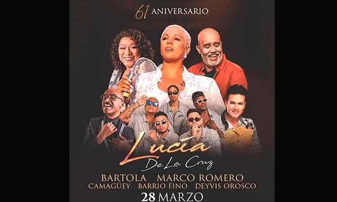 61 ANIVERSARIO LUCIA DE LA CRUZ este 28 de Marzo en Círculo Militar Salaverry (Tu cupón es la ENTRADA)