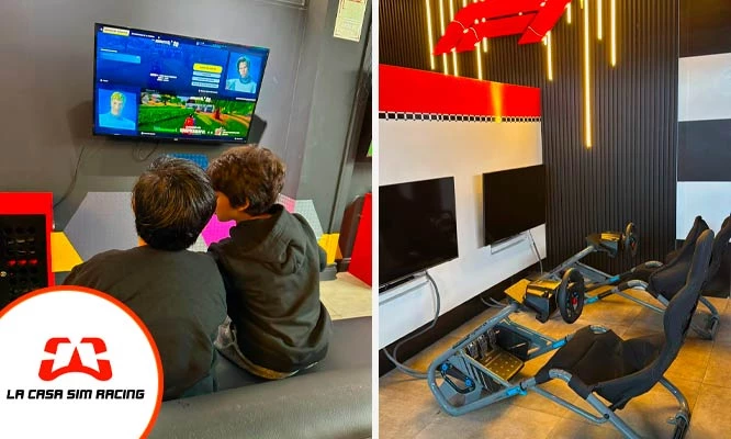 Simuladores de carrera, mesa de fulbito, PlayStation, Nintendo switch y más