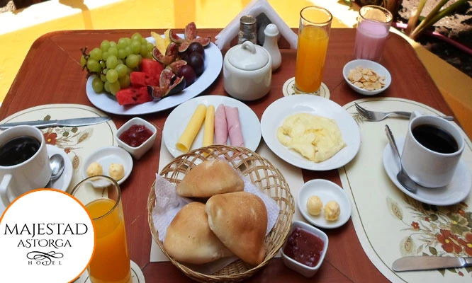 Desde S/ 139.90 por 1, 2 o 3 noches en habitación matrimonial o doble + desayunos en Astorga Hotel en la ciudad blanca de Arequipa