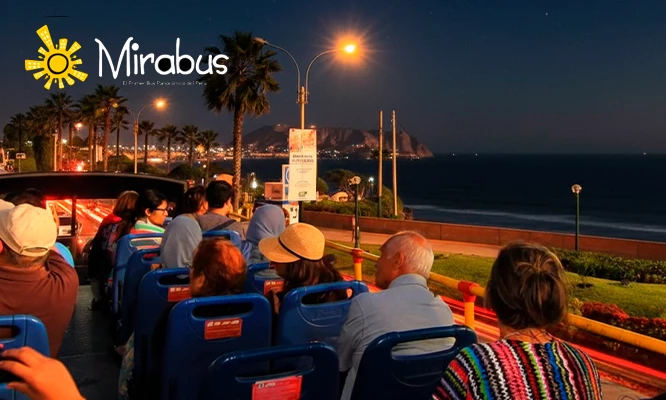 Tour LIMA DE NOCHE y Circuito Mágico del Agua en MIRABUS