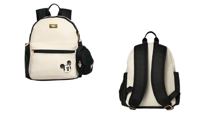 Mini mochila Mickey Mouse black & white ¡INCLUYE DELIVERY!