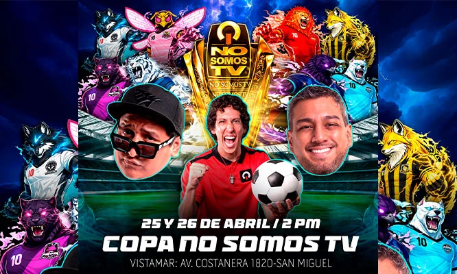 COPA NO SOMOS TV: el 25 y 26 de ABRIL en el Vistamar - San Miguel