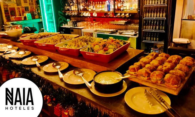 Tea Time Buffet Navideño por adulto disponible de jueves a sábado.