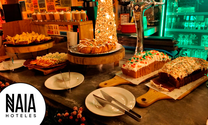 Tea Time Buffet Navideño por adulto disponible de jueves a sábado.