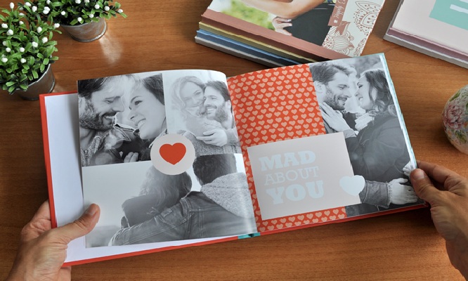 Hermoso Photobook tapa dura prediseñado