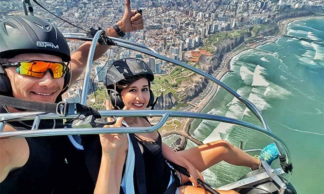 Vuelo en Parapente + Video Full HD + Seguro Contra Accidentes + Banner Temático en Kunturfly