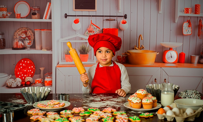 Sesión de Fotos Navideñas en Estudio: Escenario, fotos impresas, ampliaciones, ediciones y más