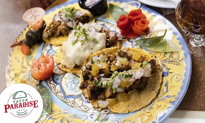 Barra Libre de comida Mexicana: Disfruta sin límites de burritos, nachos, tacos y quesadillas!!!