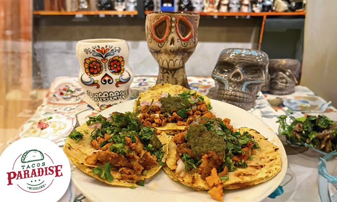 Barra Libre de comida Mexicana: Disfruta sin límites de burritos, nachos, tacos y quesadillas!!!