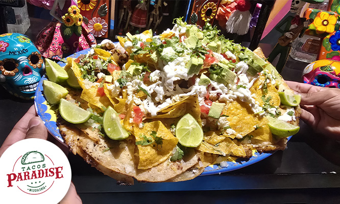 Piqueo Bota Paradise + Bebidas para 4 personas
