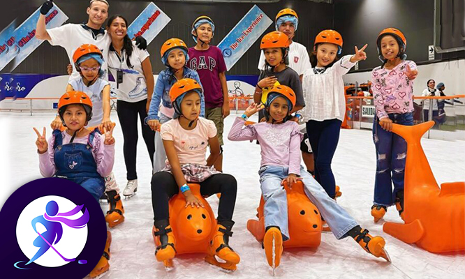 Patinaje sobre hielo en The Ice Experience de San Miguel.