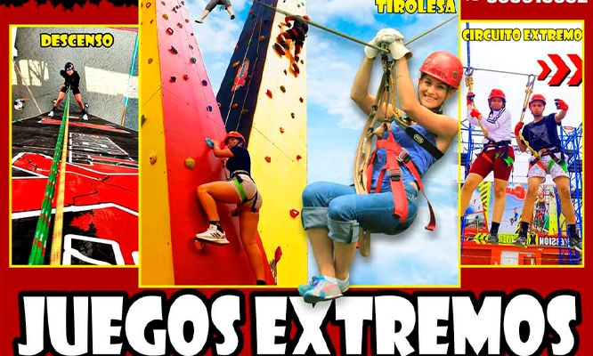 VERTIGO EXTREME: Oferta por 10 Juegos Extremos. Lunes a Domingo
