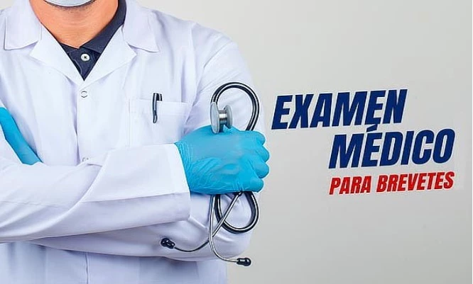 Examen médico para brevete MOTO O AUTO según elijas