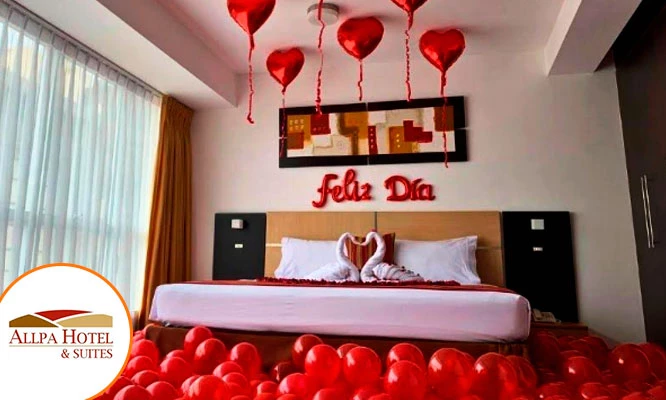 Noche romántica para dos en habitación a elección + desayuno buffet