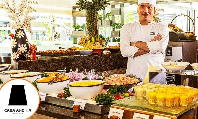 ALMUERZO BUFFET Criollo Marino en Casa Andina PREMIUM SAN ISIDRO. Sábados y Domingos