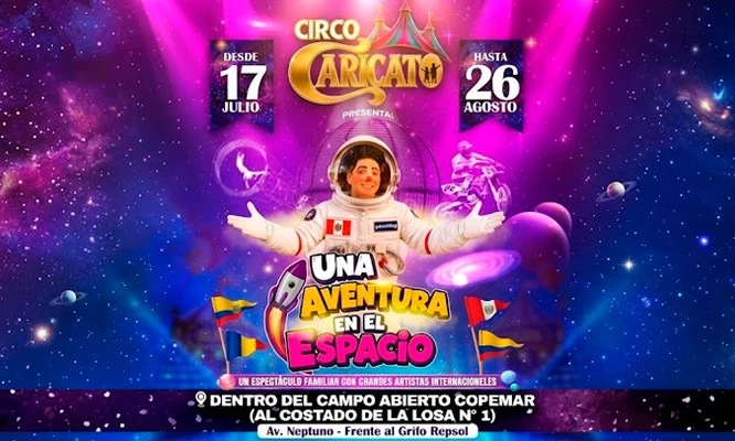 .CIRCO CARICATO - UNA AVENTURA EN EL ESPACIO