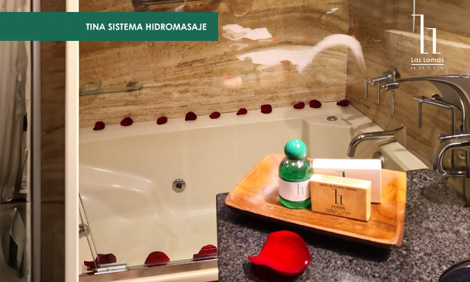 Habitación Junior Suite para personas en el Hotel Las Lomas