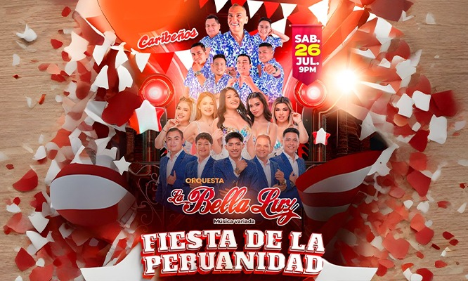 CONCIERTO  DE LA BELLA LUZ Y CARIBEÑOS DE GUADALUPE: este 26 de Julio en CC. Scencia de la Molina