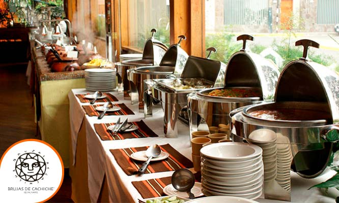 Buffet para 1 persona bebidas Las Brujas de Cachiche