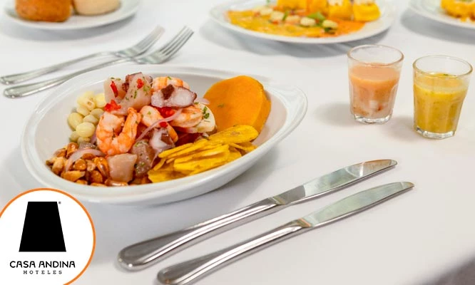 ALMUERZO BUFFET Criollo Marino en Casa Andina PREMIUM SAN ISIDRO. Sábados y Domingos