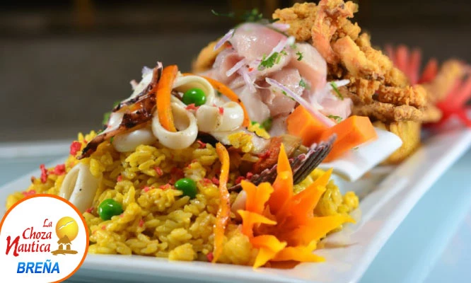 RONDA CHOZERA para 2: 1 cebiche + 1 arroz con mariscos + 4 choritos y mas