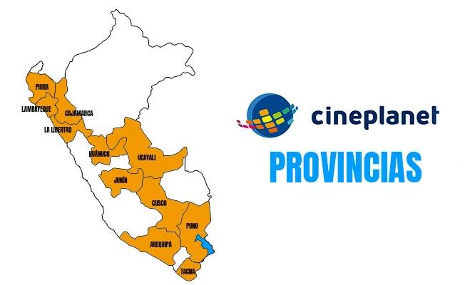 CINEPLANET PROVINCIAS: 2 entradas 2D + Popcorn gigante + 2 bebidas grandes