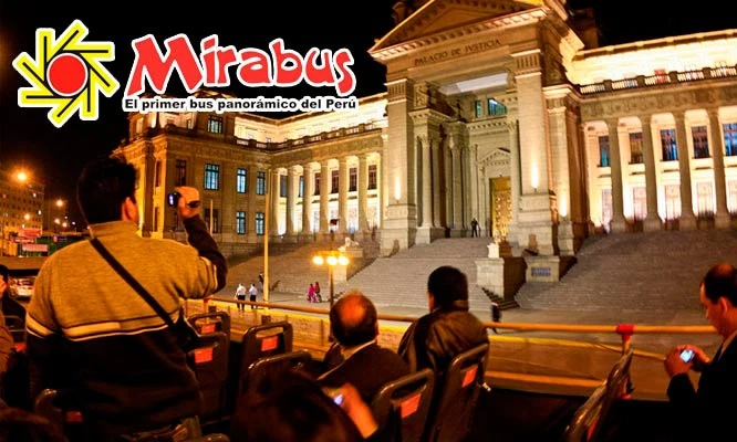 Tour LIMA DE NOCHE y Circuito Mágico del Agua en MIRABUS