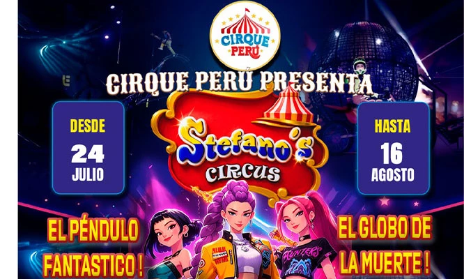 Fantasy Circus 2026: Del  24 de Julio hasta el 16 de Agosto Complejo Deportivo Modulo Siglo 21