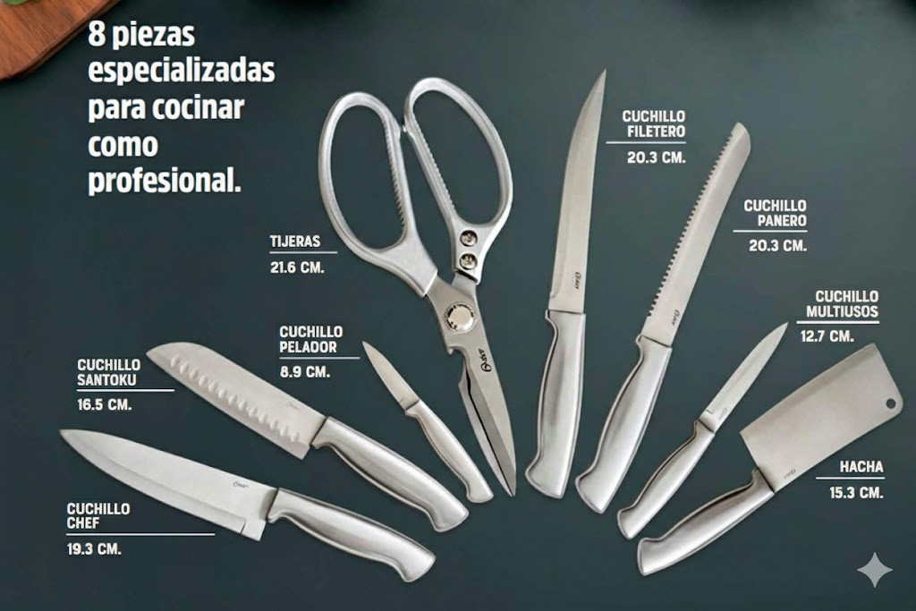 Colección de cuchillos OSTER