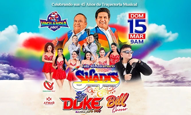 VACILANDIA PARK: Full Day  + Vale de Consumo de 30 soles. Según elijas