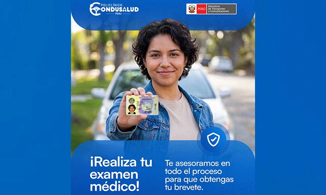 Examen Médico Para Brevete SAN JUAN DE MIRAFLORES para auto y moto