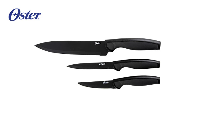 Juego x3 cuchillos SLICE CRAFT OSTER  ¡INCLUYE DELIVERY!