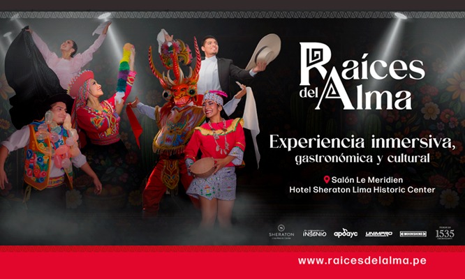 Raíces del alma - Cena buffet peruana ilimitada +01 cocktail de cortesía con música en vivo y danzas peruanas