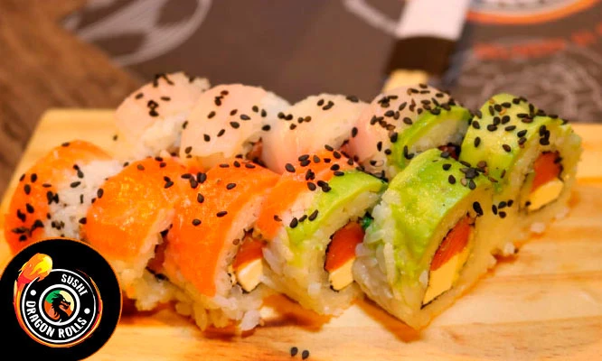 MAKIS: 36 Makis+ yakimeshi +  bebidas en Dragon Rolls - Santiago de Surco