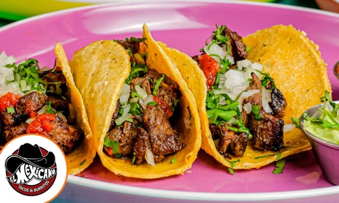 BARRA LIBRE Almuerzo o Cena: Burritos, nachos, chilaquiles, tacos y más