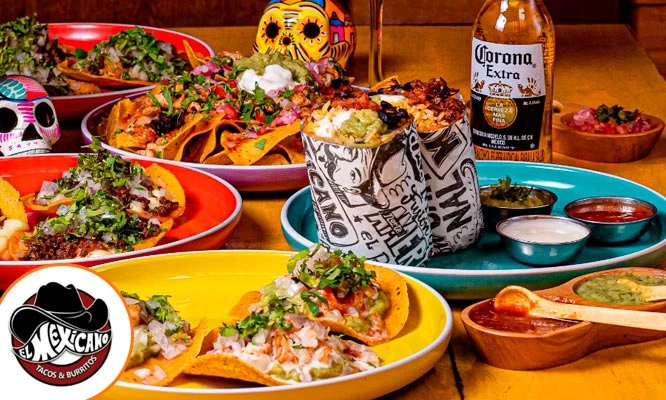 BARRA LIBRE Almuerzo o Cena de Comida Mexicana