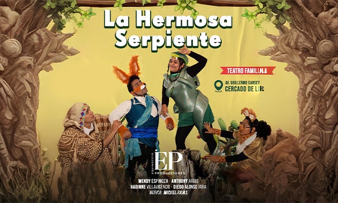 Obra Teatral La hermosa serpiente.