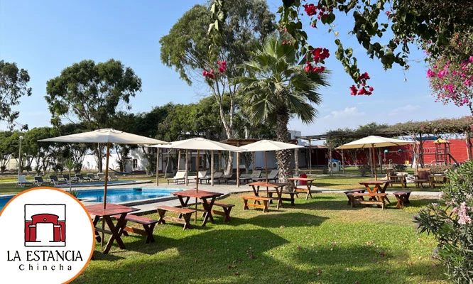 Chincha: 2D/1N en habitaciones o bungalows + piscina + desayuno americano y más