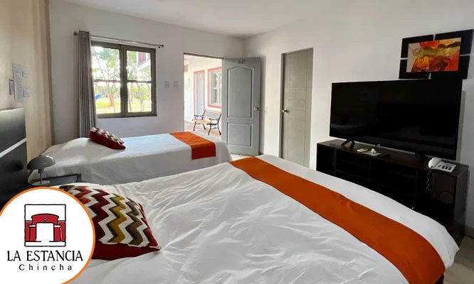 Chincha: 2D/1N en habitaciones o bungalows + piscina + desayuno americano y más