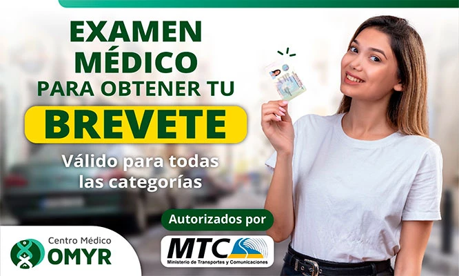 Examen médico para brevete CHORRILLOS para AUTO