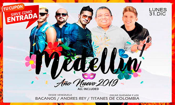 Entrada VIP-Fiesta Fin de Año en el Sur TODO incluido Los Bacanos Los Titanes y mas
