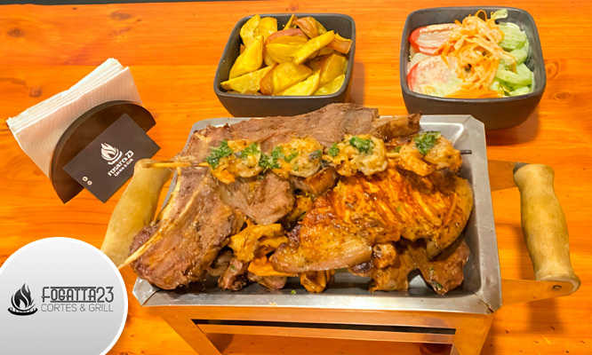 Parrilla mixta para 2 personas