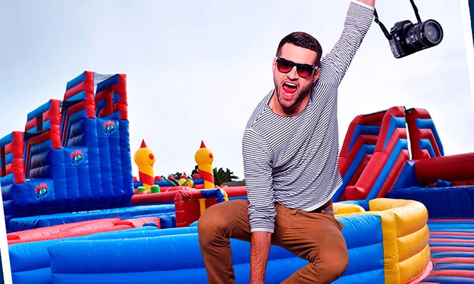 FUN JUNGLE: 60 minutos en los Inflables en EL DERBY, PARQUE DE LAS LEYENDAS , PARQUE DE LA AMISTAD