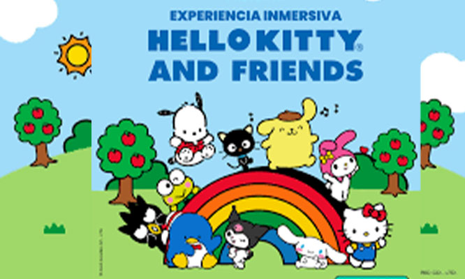 HELLO KITTY AND FRIENDS: Experiencia Inmersiva 2025 del 5 al 21 de SETIEMBRE Jockey Plaza