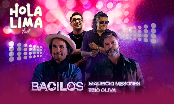Hola Lima Bacilos este sábado 18 de octubre en Circulo Militar - Jesús María