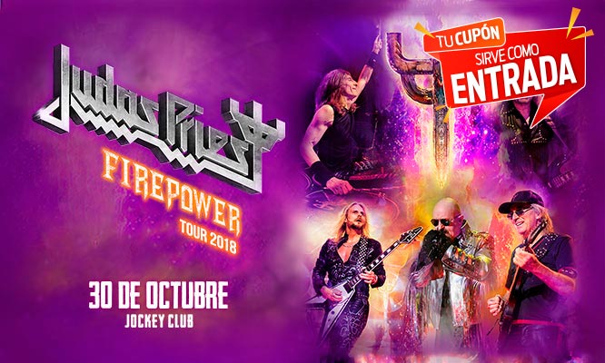 Entrada al concierto de Judas Priest - Firepower tour 2018 ¡Por primera vez en Lima!