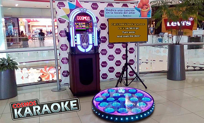 Alquiler de Karaoke digital + piso LED + letreros y más