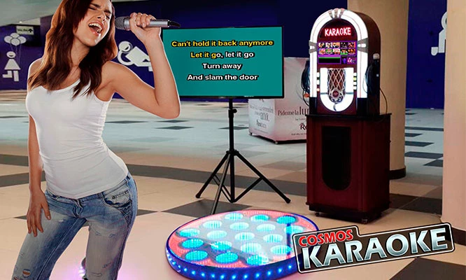 Alquiler de Karaoke digital + piso LED + letreros y más